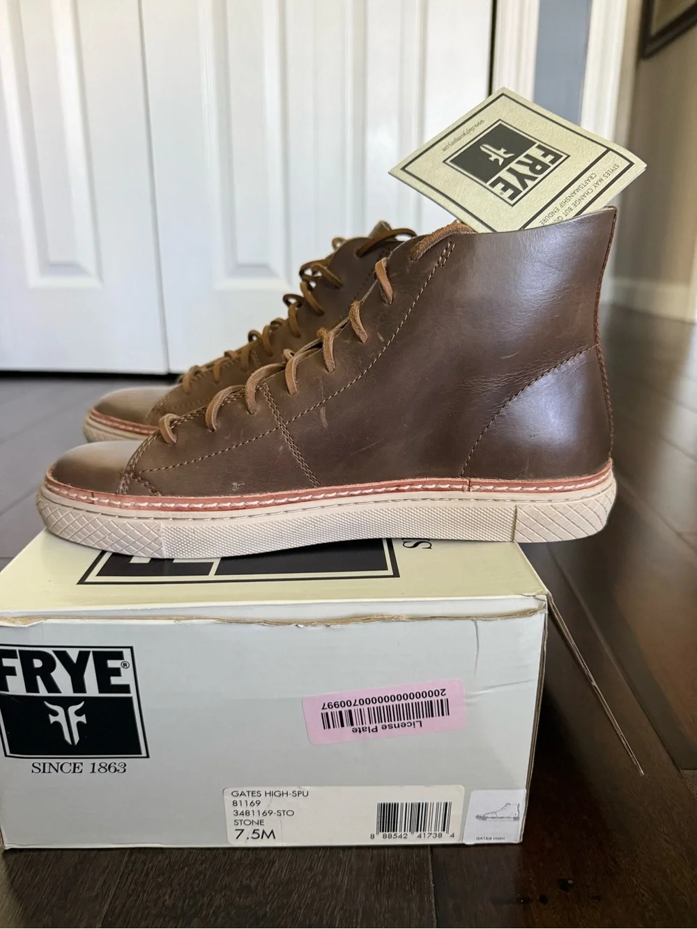 Frye Brown Leather Chukka Boots